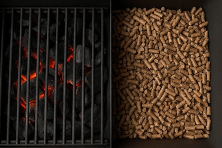 houtskool of pellets